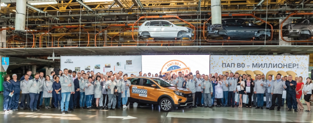 АВТОВАЗ выпустил миллионный автомобиль на линии В0